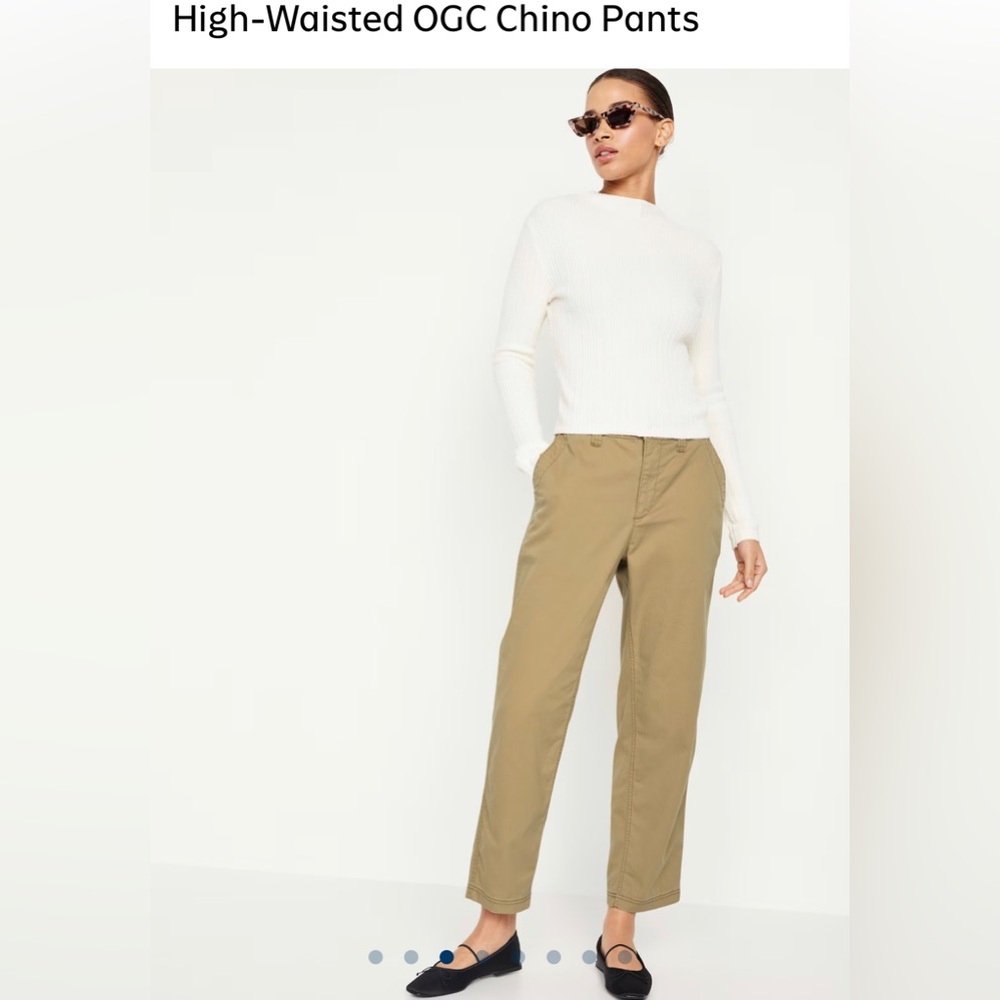 OLD NAVY high-waisted OGC Chino pants
